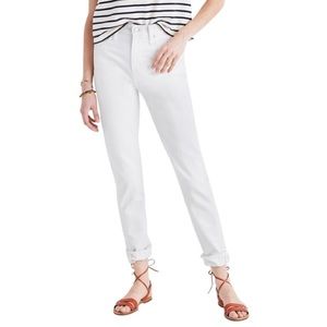 Madewell Perfect Vintage White Jeans